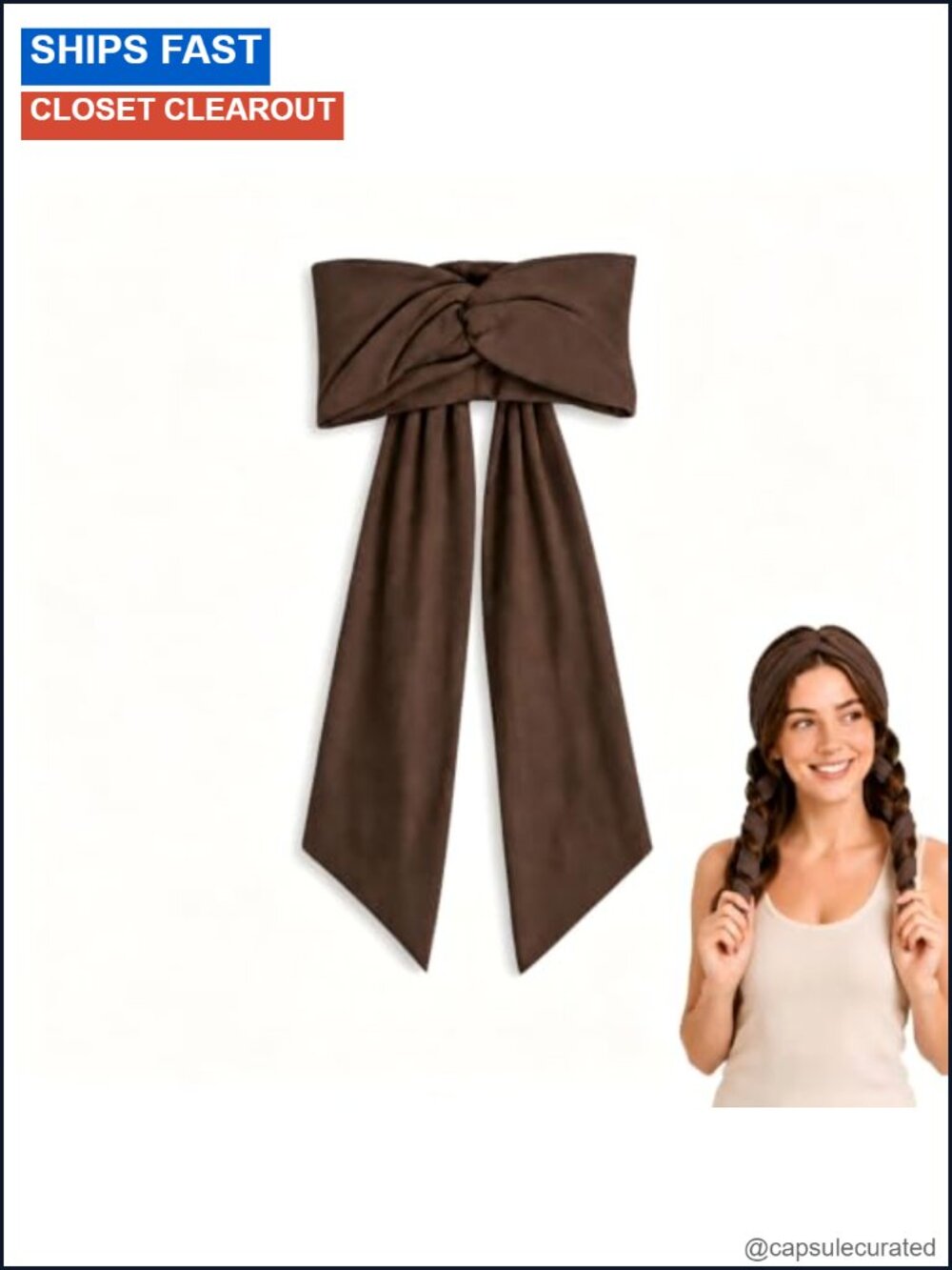 Heatless Curling Headband Fabric Hair Styling Wrap Damage-Free Overnight Curls